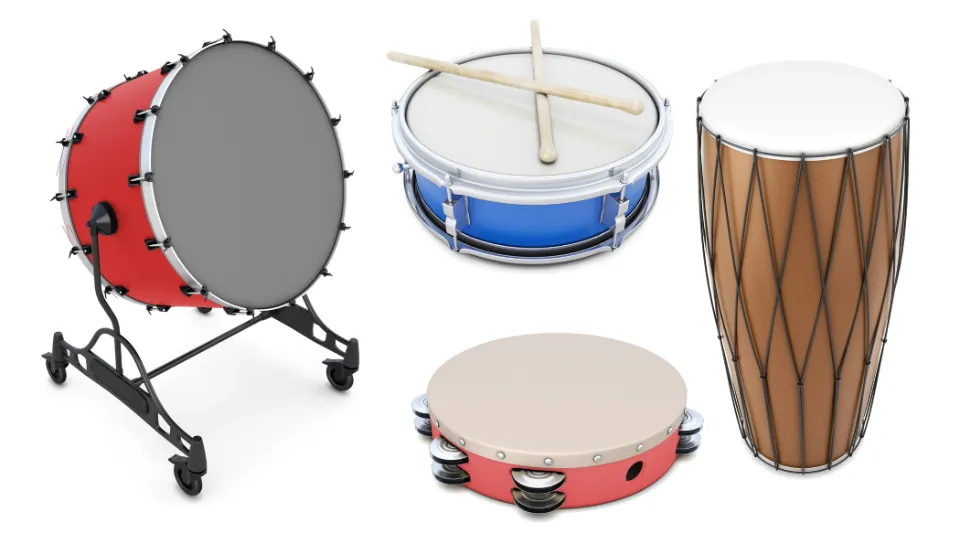 contoh alat musik ritmis