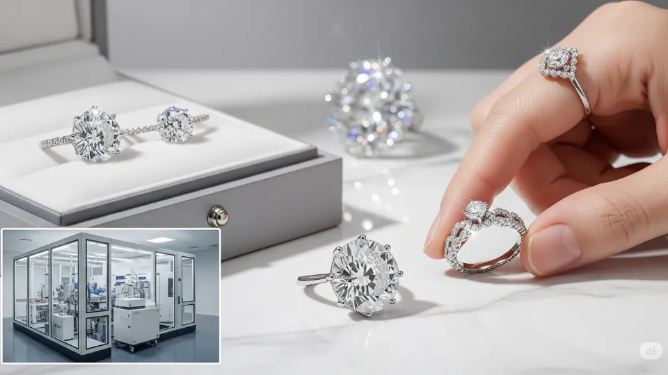 lab grown diamond jewelry
